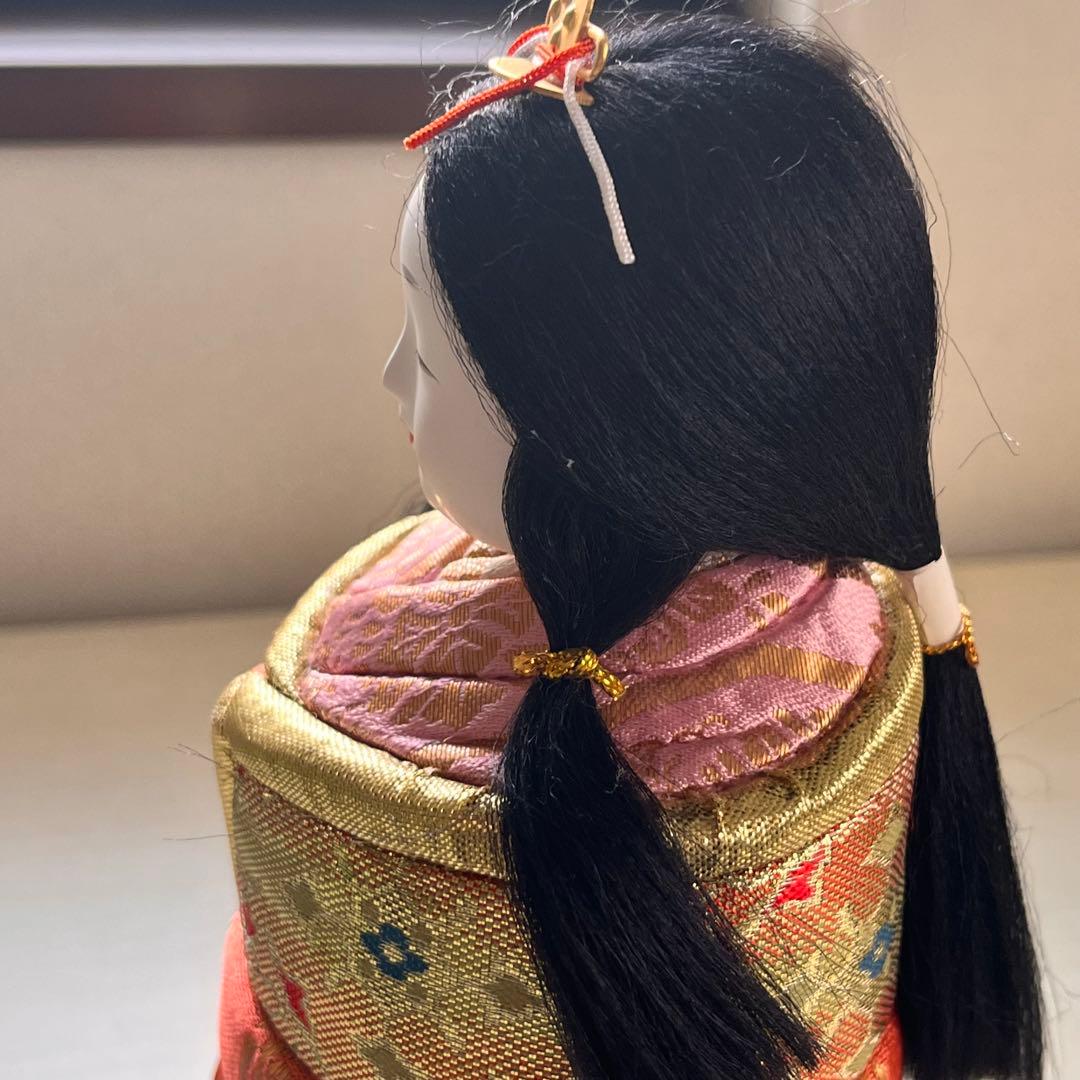 東芸芳山　きめこみ人形　木目込み雛人形　立ひな　桃山　ひな祭り　雛飾り　レトロ