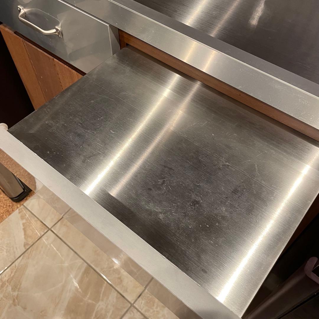 《発送2月中旬〜下旬》unico STRADA 廃盤 キッチンボードS 食器棚