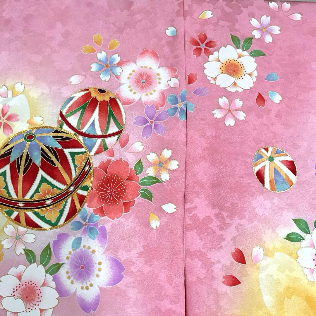 No.28 七五三　3歳　正絹着物セット