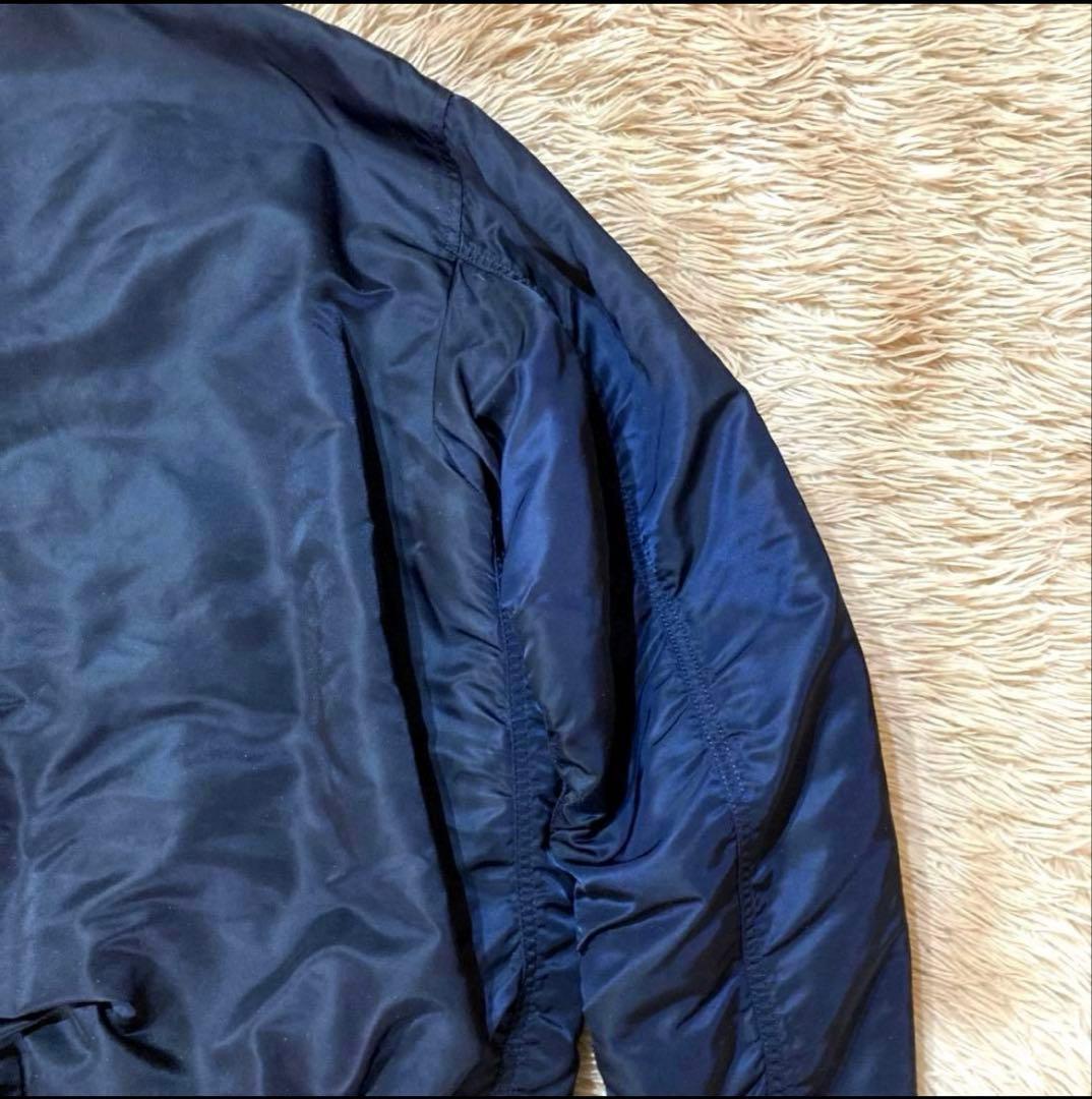 ALPHA INDUSTRIES ネイビー ジャケット L