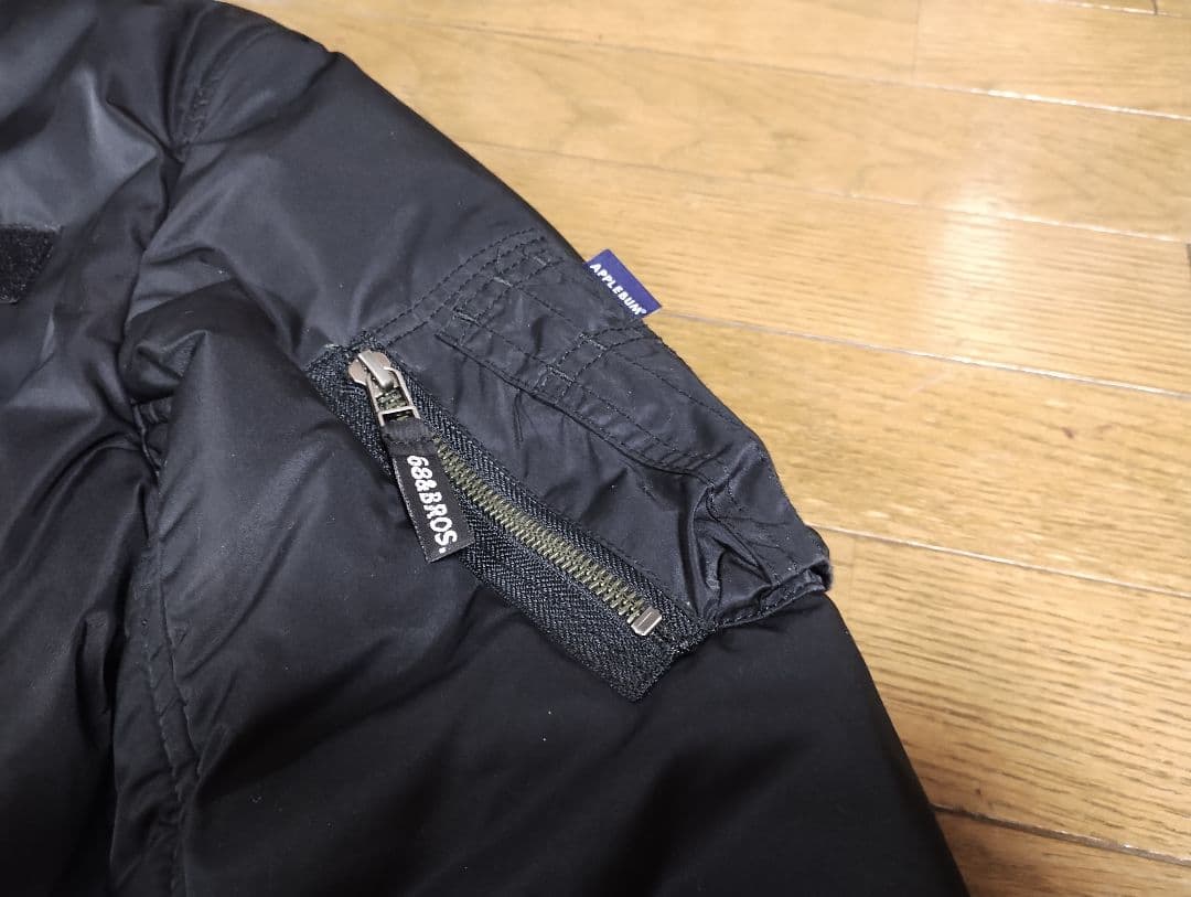 APPLEBUM×68&BROTHERS　MA-1 リバーシブルブラック