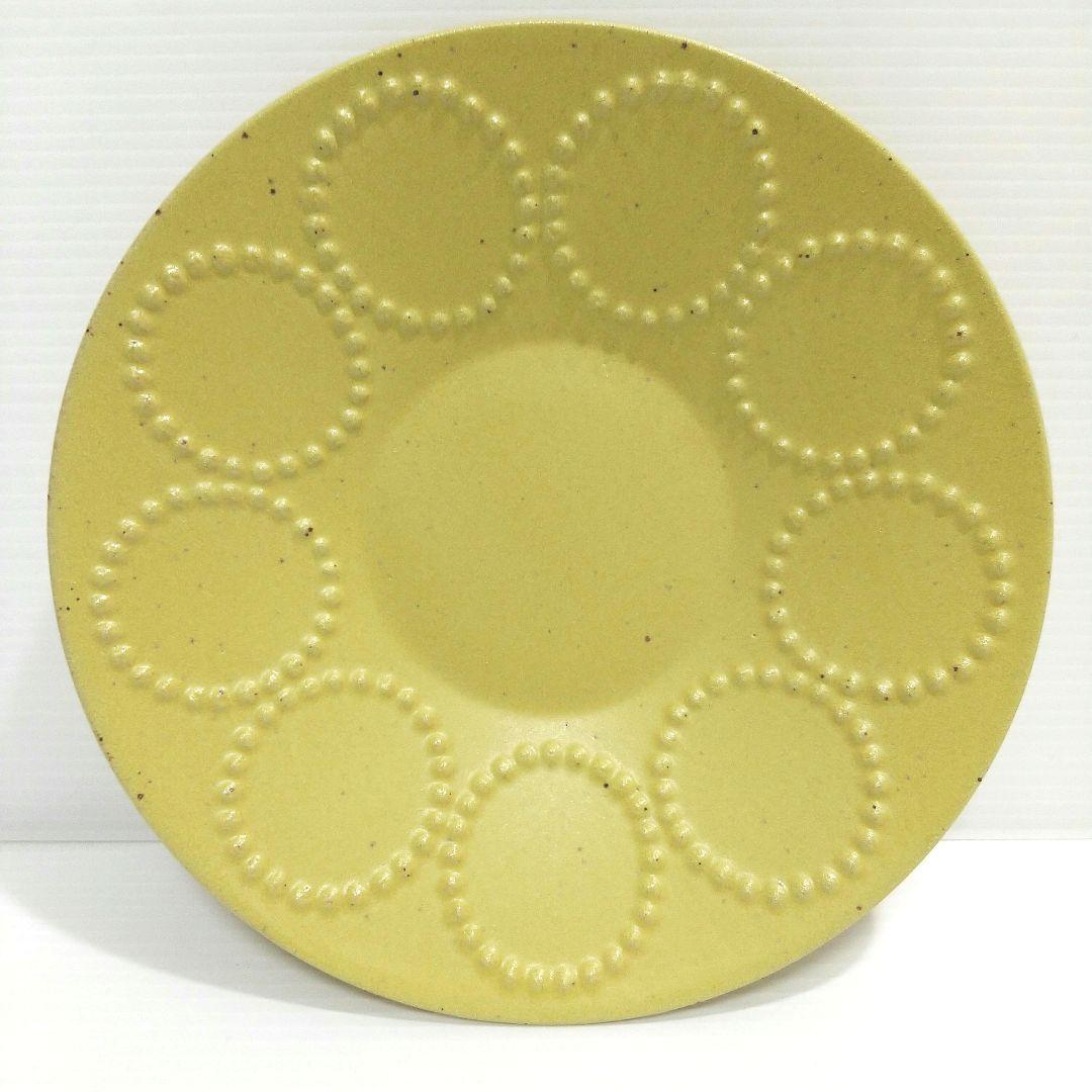 ミナペルホネン タンバリン イエロー ホワイト プレート 4枚