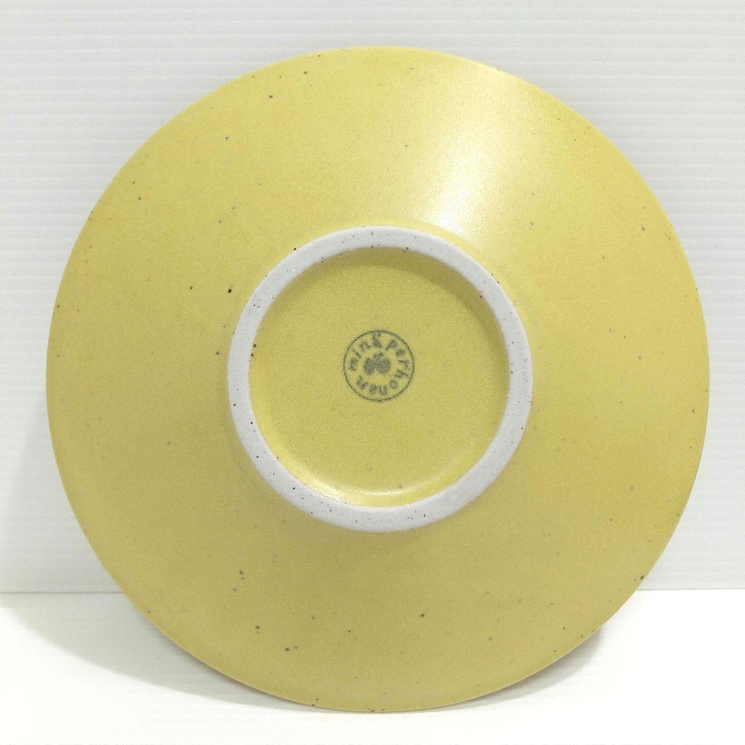 ミナペルホネン タンバリン イエロー ホワイト プレート 4枚