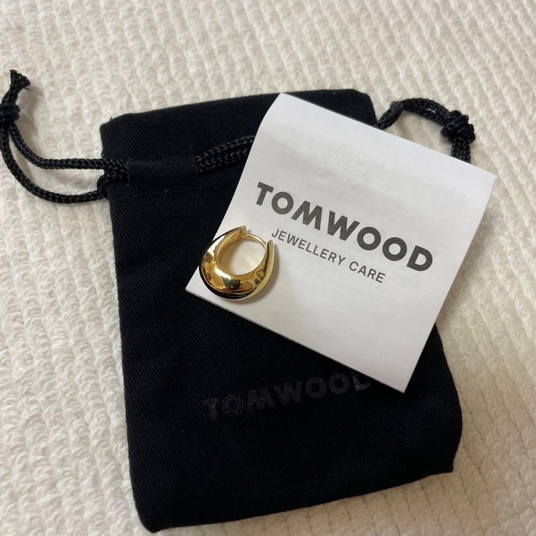 TOMWOOD ゴールド ピアス(片耳用) アイスフープ　スモール