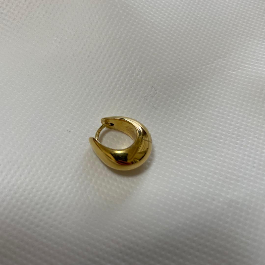 TOMWOOD ゴールド ピアス(片耳用) アイスフープ　スモール