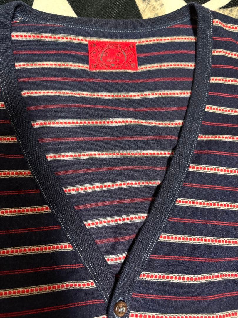 レア・美品！EVISU★エヴィス★インディゴ染め★カーディガン★サイズ38