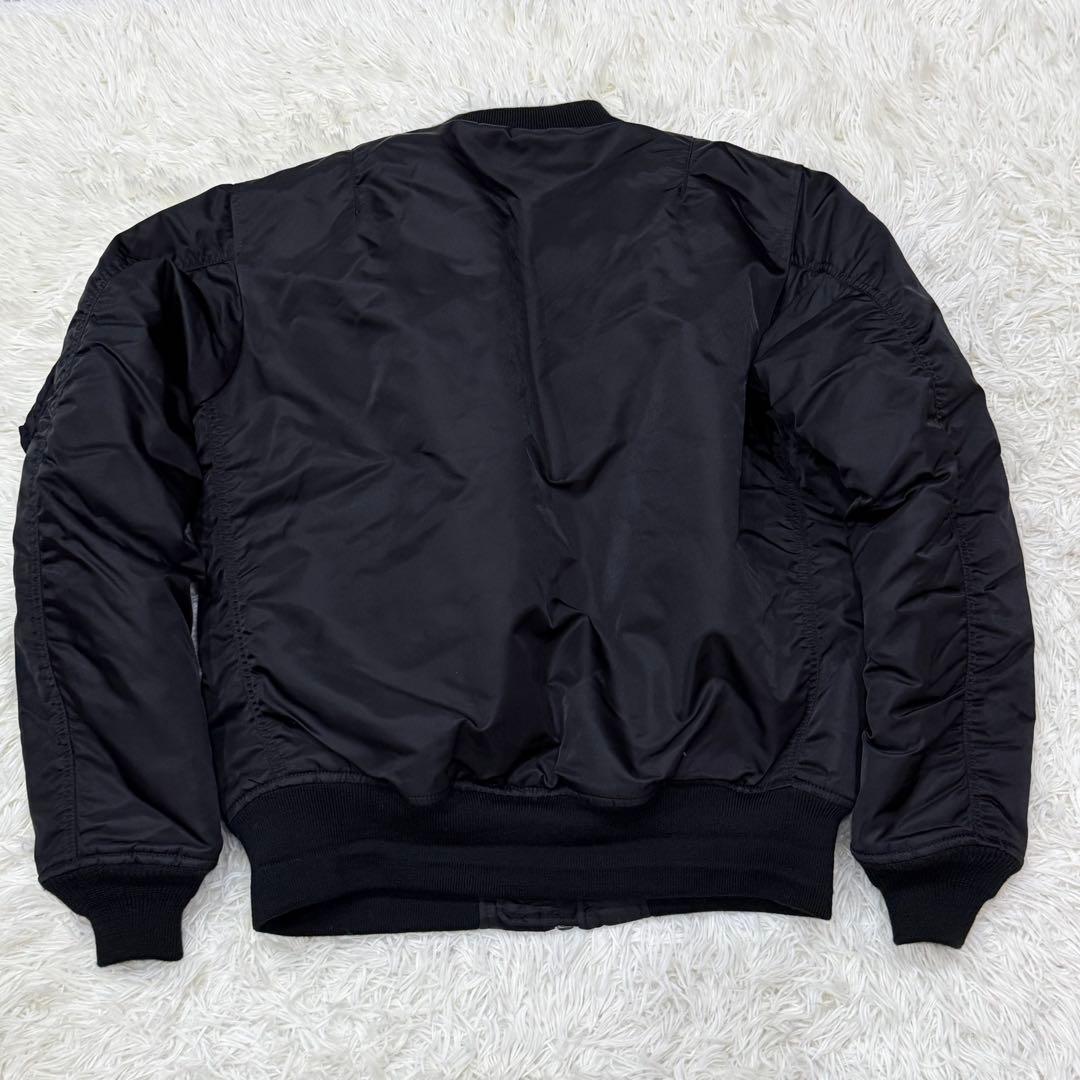 1889　AVIREX　MA-1フライトジャケット　XXL 　黒　ブラック