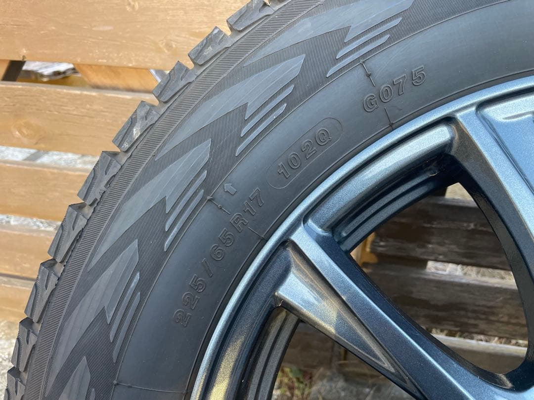 ヨコハマ アイスガード G075 225/65R17 スタッドレス　ホイール付き