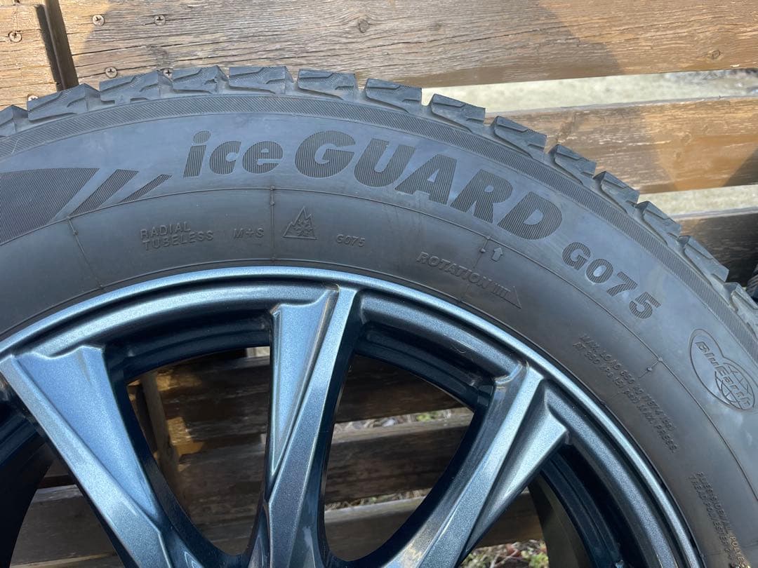 ヨコハマ アイスガード G075 225/65R17 スタッドレス　ホイール付き