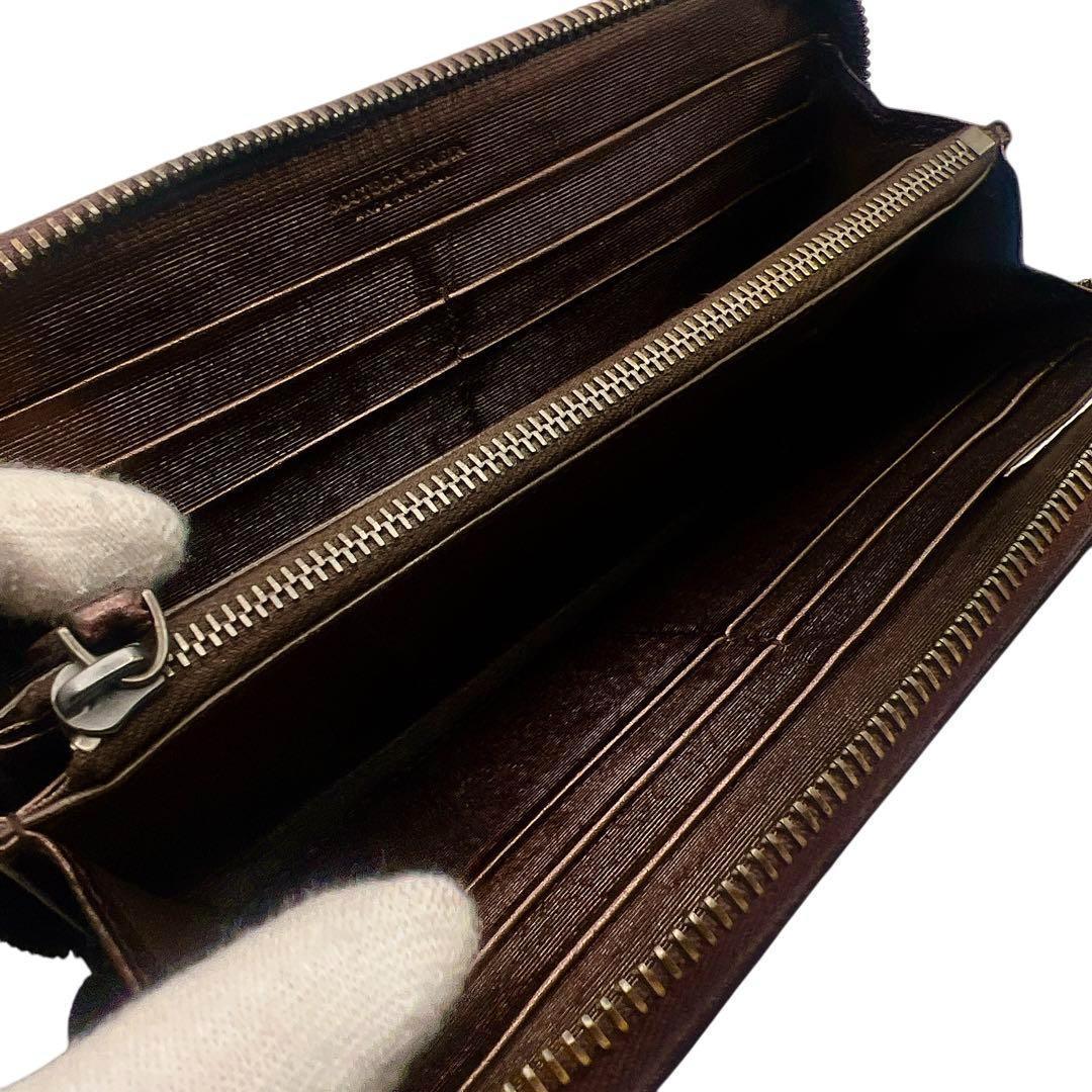 BOTTEGA VENETA ブラウン イントレチャート 長財布 6629