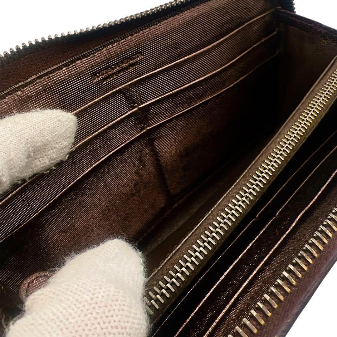 BOTTEGA VENETA ブラウン イントレチャート 長財布 6629