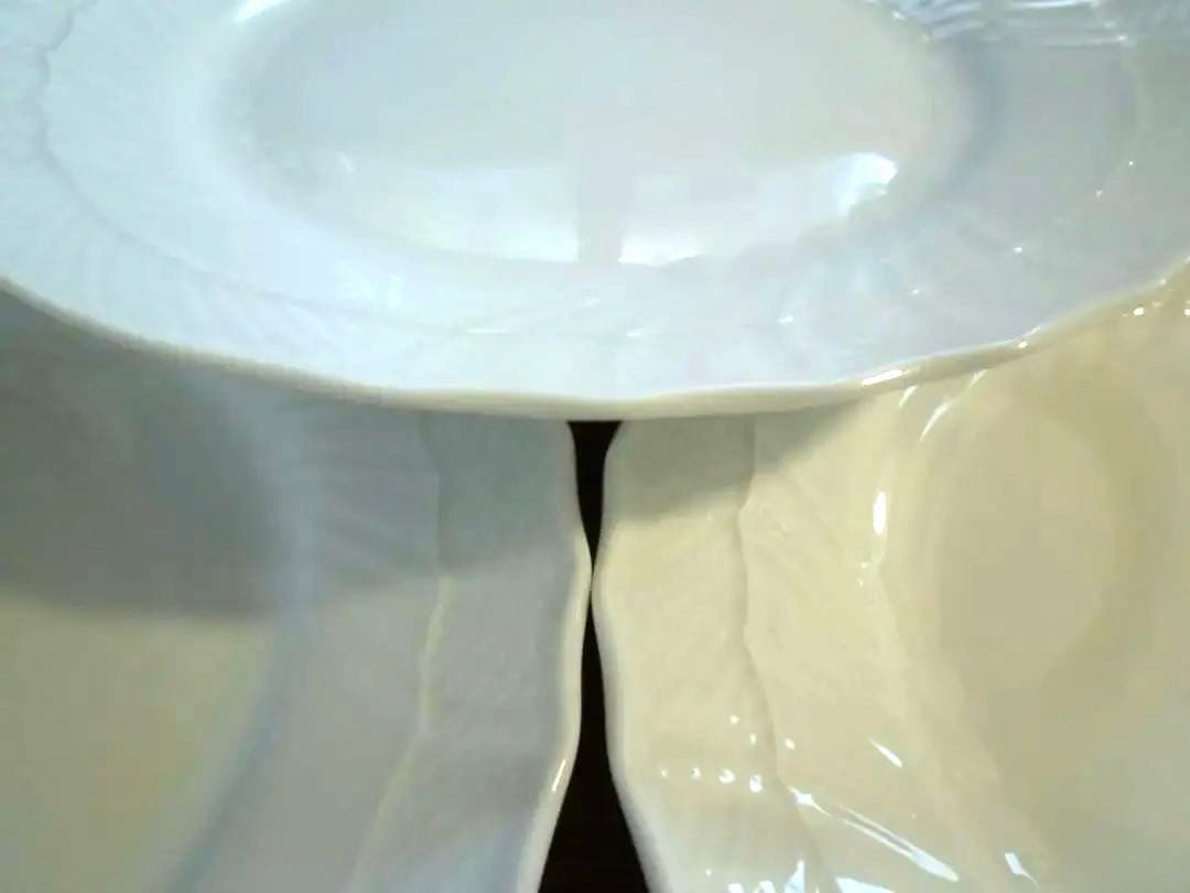 リチャードジノリ ベッキオホワイト 26cm プレート、5枚