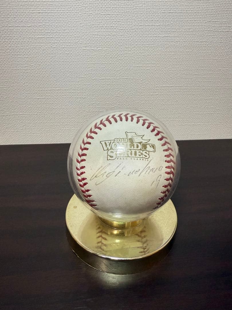 MLB 上原浩治　直筆サインボール　2013年ワールドシリーズボール