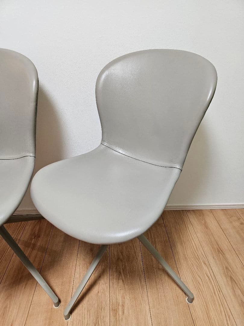 ボーコンセプト アデレード ダイニングチェア/回転ベース付 グレー 4脚セット