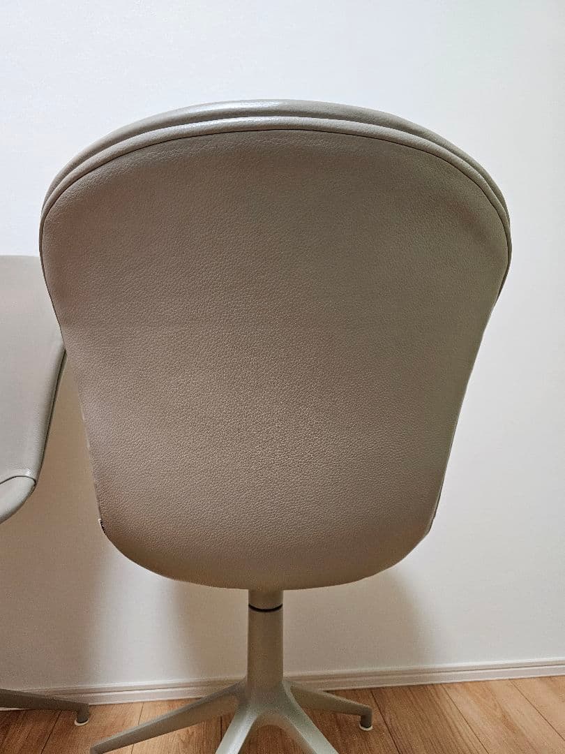 ボーコンセプト アデレード ダイニングチェア/回転ベース付 グレー 4脚セット