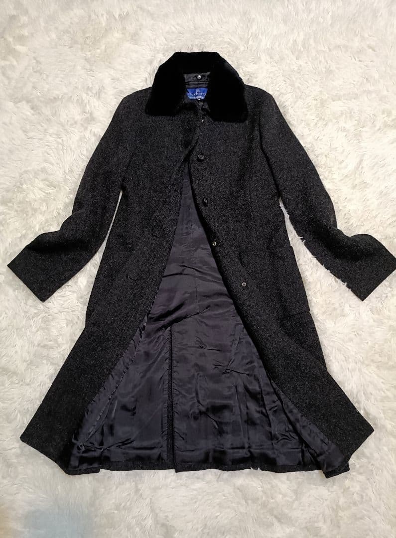 美品上質　 Burberry BLUE LABEL バーバリーブルーレーベル　毛