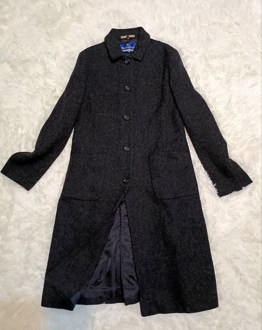 美品上質　 Burberry BLUE LABEL バーバリーブルーレーベル　毛
