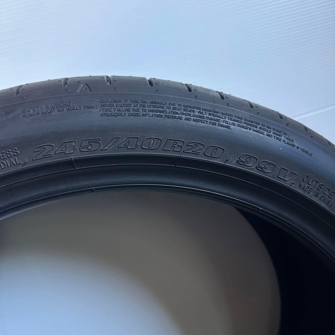 245/40R20 99V 2本　ダンロップ　SP SPORT MAX060