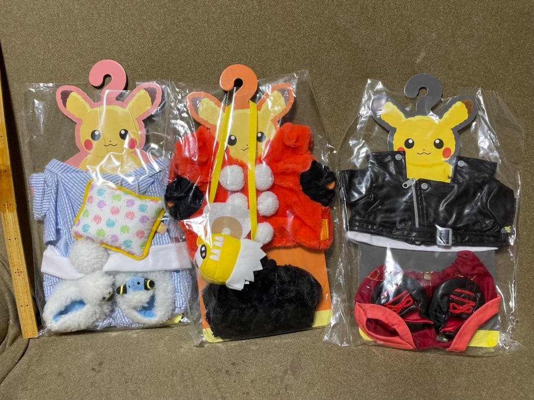 pikachu's closet コスチューム　ぬいぐるみ用衣装 ピカチュウ