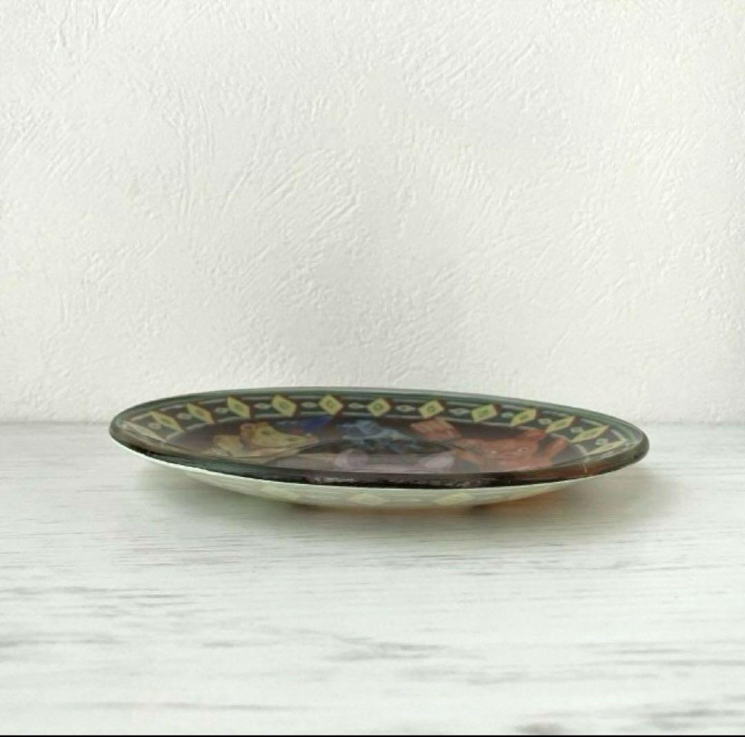 ナタリーレテ　ガラス プレート　D　うさぎ　ウサギ　ラビット　熊　くま　クマ