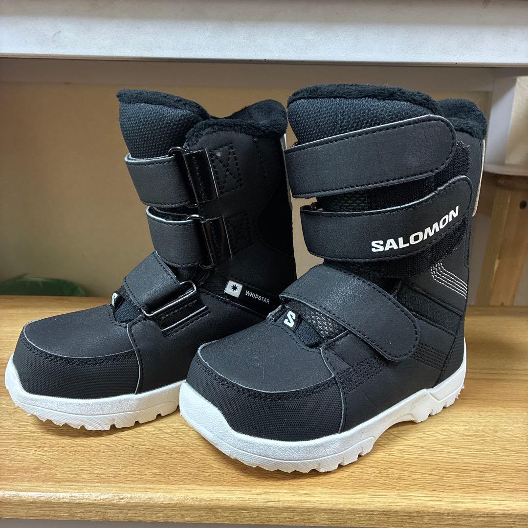 SALOMON 子ども用スノーボードブーツ ブラック