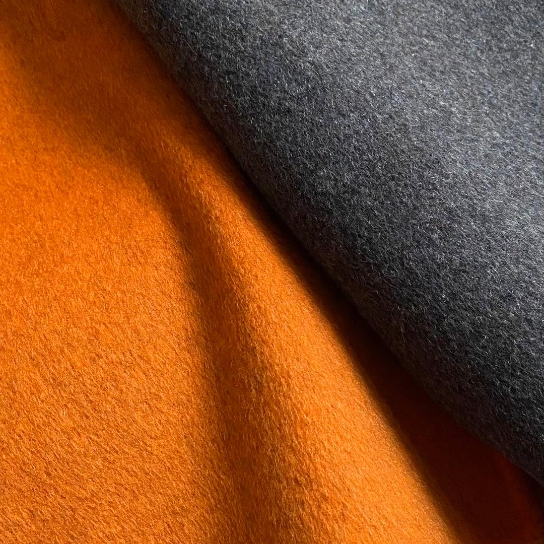 【定価約6万✨】ENFOLD ウールリバーノーカラーコート　ダブルフェイス　36