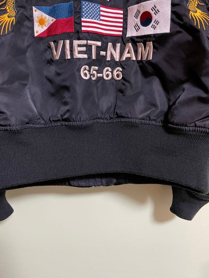 AVIREX MA-1 フライトジャケット 刺繍 ベトナム戦争
