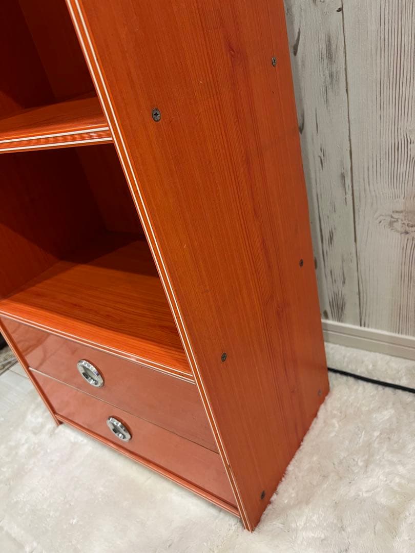 早い者勝ち☆レトロポップ 昭和レトロ ラック 3段2引き出し ヴィンテージ 収納