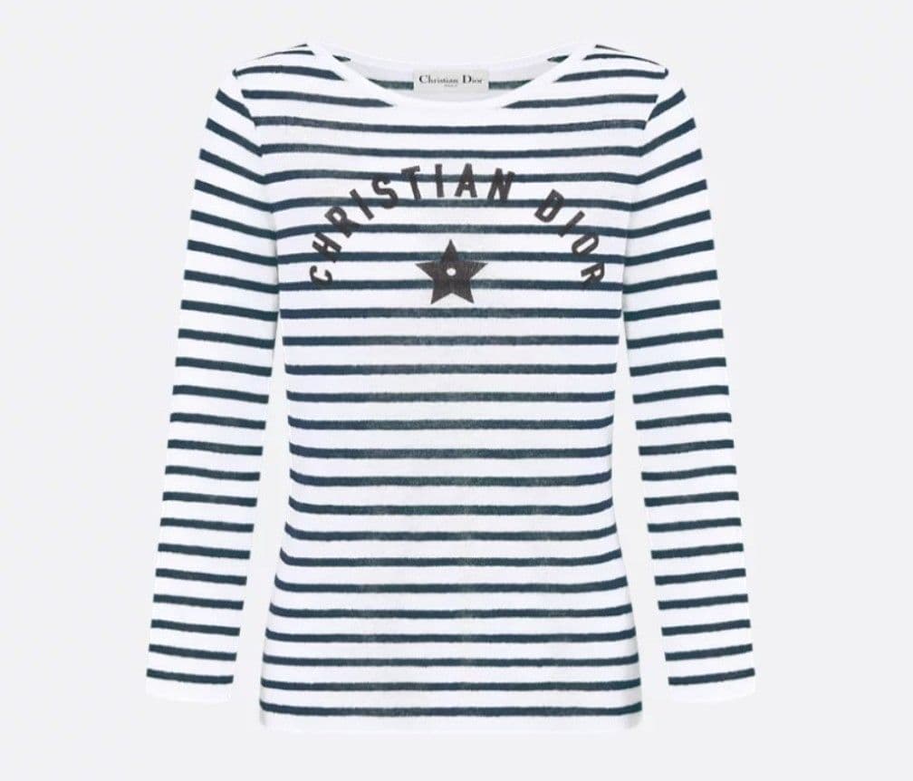 Dior　D-Stripeセーター Dioriviera 38 ボーダーニット