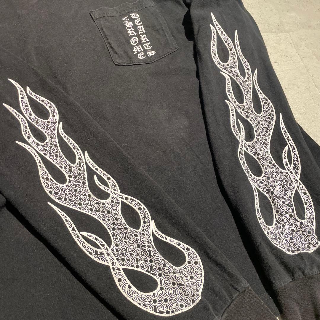 入手困難‼︎ Chrome Hearts クロムハーツ フレイム ロンT