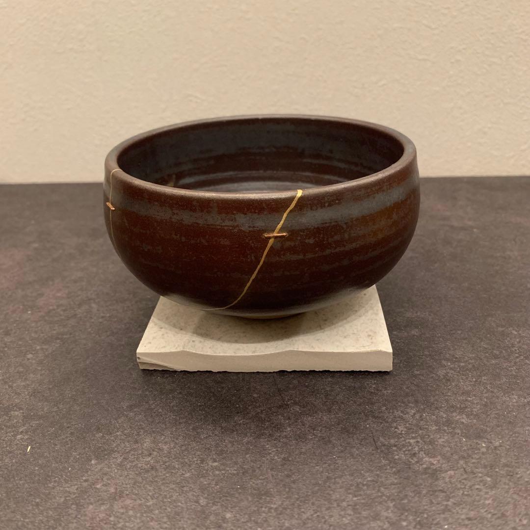 金継ぎ済み　抹茶茶碗-10