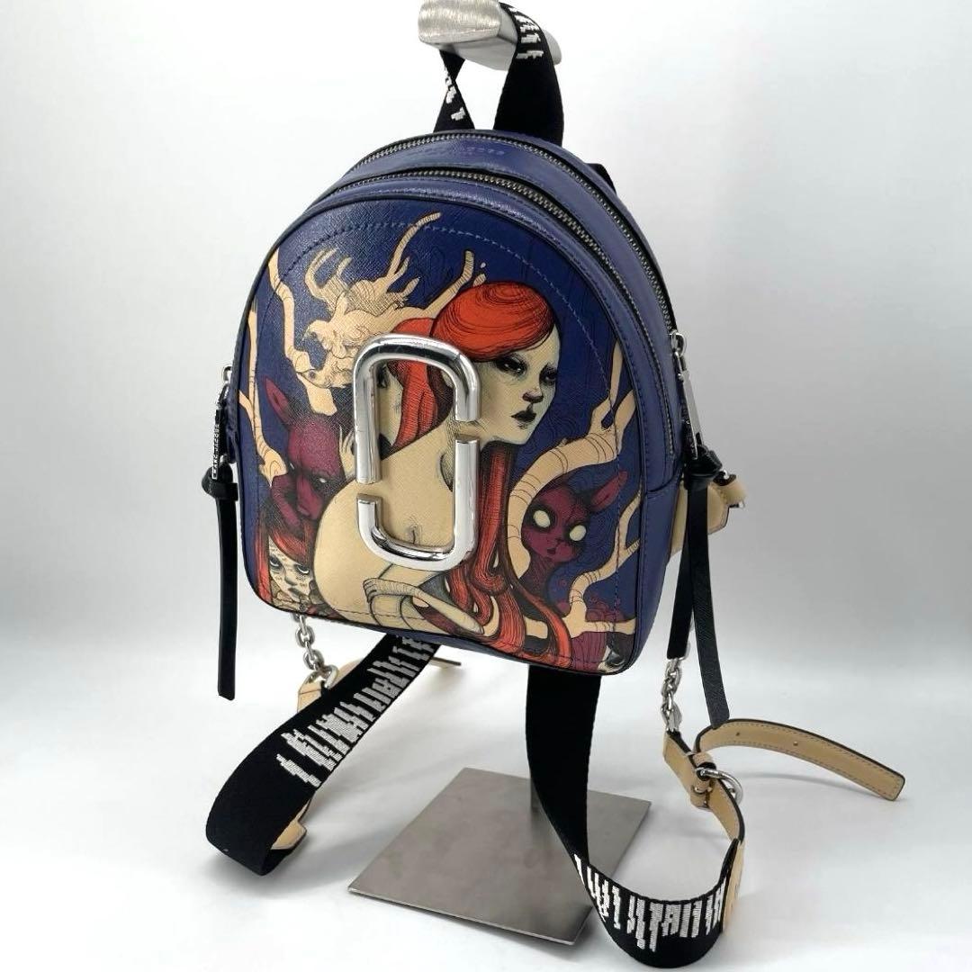 17792✨マークジェイコブス パックショット コラボ ローレンサイ リュック