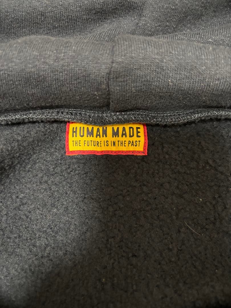 HUMAN MADE ネイビー パーカー