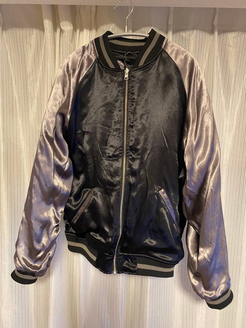 絡繰魂 粋 リバーシブル スカジャン 雪豹 美品