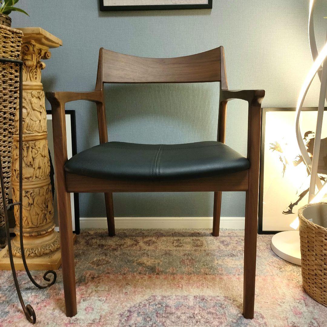 【panda】 関家具ダイニングチェア ウォールナット 無垢材 天然木