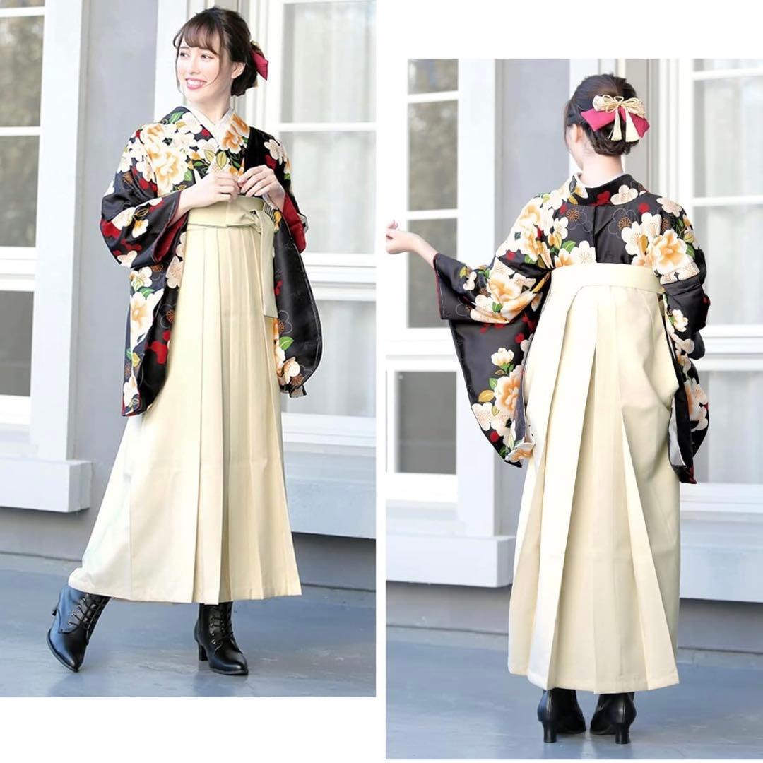 [SOUBIEN] 着物＆袴（袴試着のみ・襦袢クリーニング済）160-170㎝