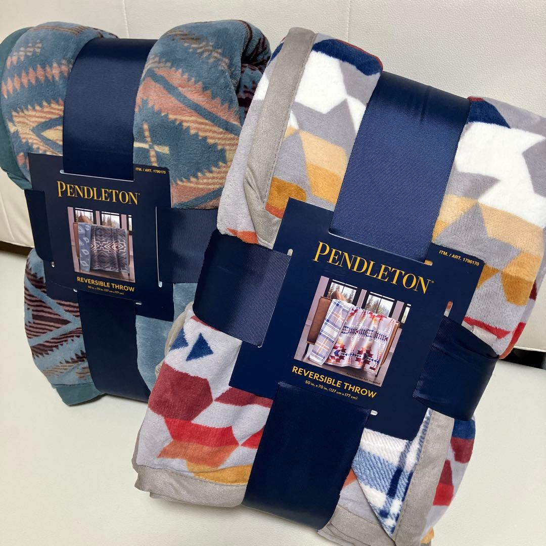 PENDLETON ペンドルトンリバーシブルブランケット　2枚　大判ひざ掛け