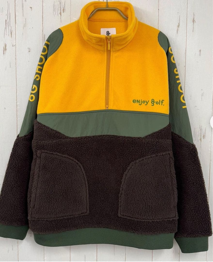 メンズウェア 8gshoot BOA FLEECE HALF ZIP PULLOVER L