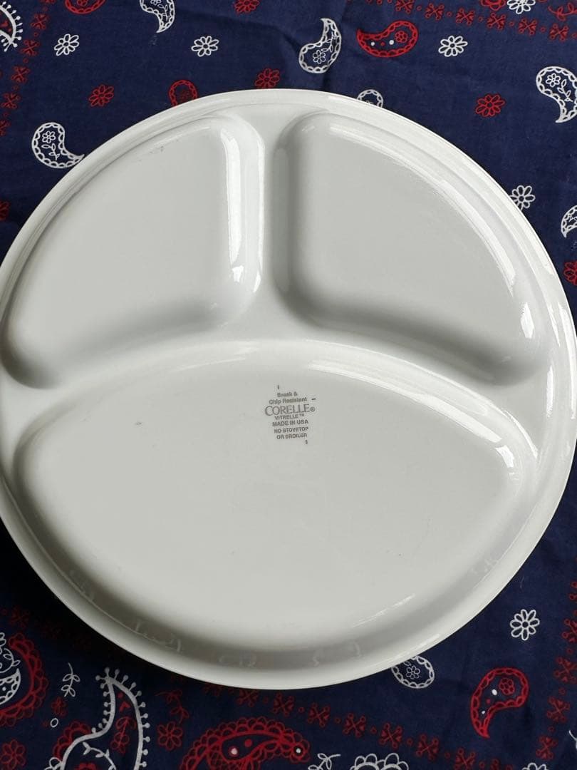  peak 3つ仕切り皿 4枚セット