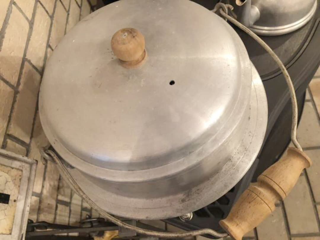 匿名配送メルカリ便　購入金額28,000持ち手や取っ手が可愛すぎる　蒸し器　お釜