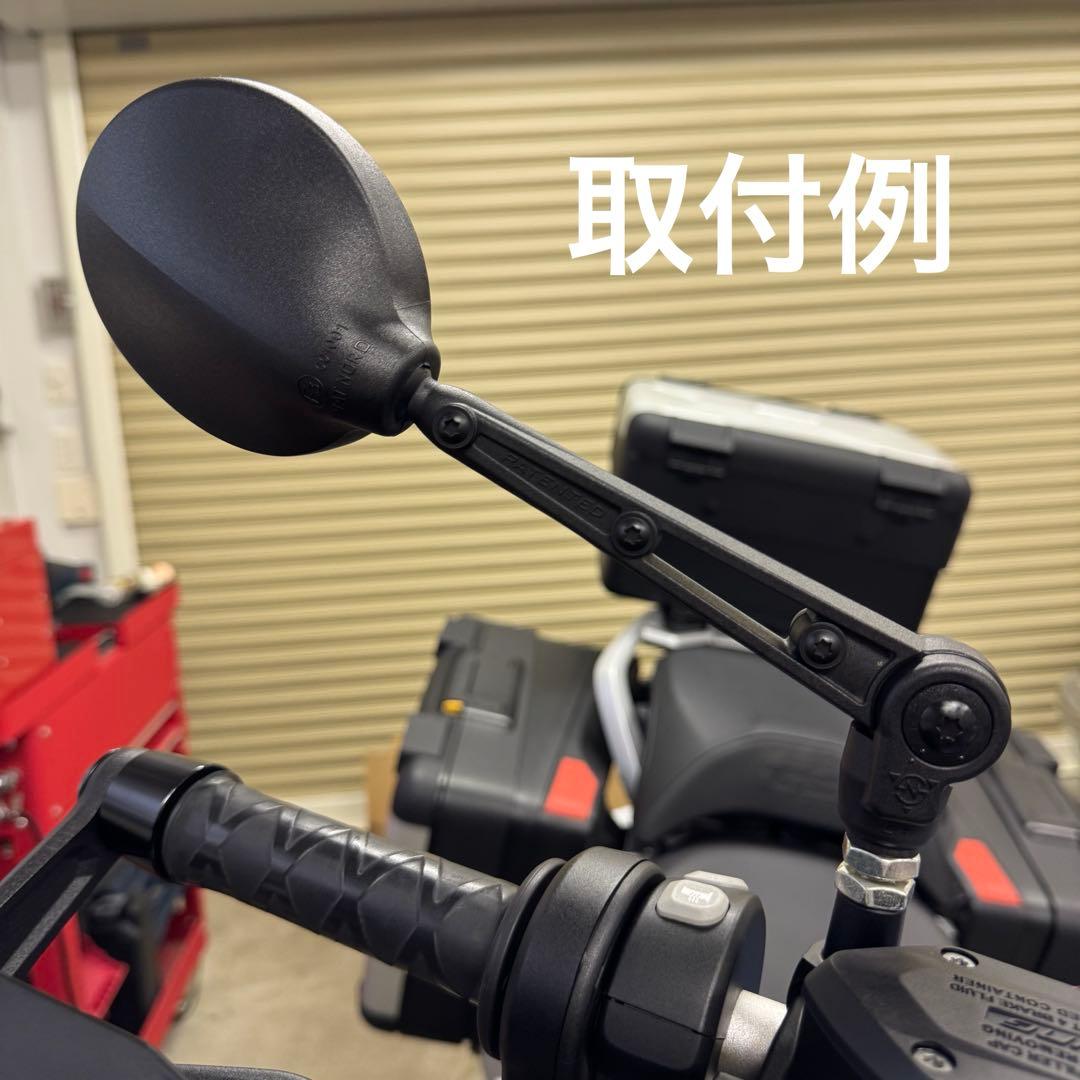 全車種適合 ツアラテック　フォールディングミラー　左右セット　極上品