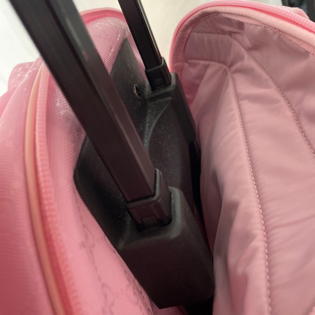 機内持込可GGキャンパスレザーGUCCIチルドレン♡キャリー✖️リュックピンク