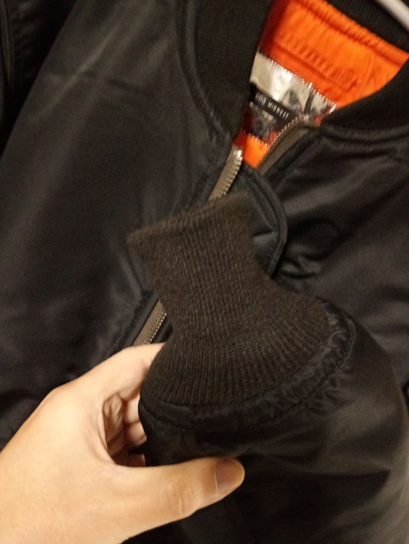 更に値下げ！定価は約４万！603 MIDWEST　ma-1　パイルウール仕様