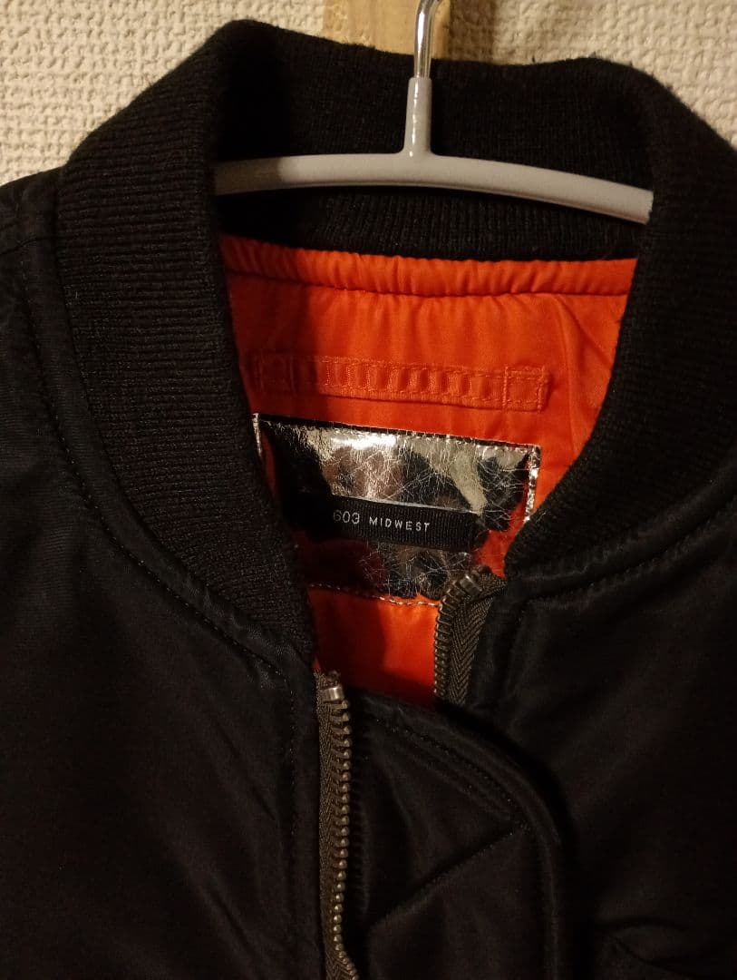 更に値下げ！定価は約４万！603 MIDWEST　ma-1　パイルウール仕様