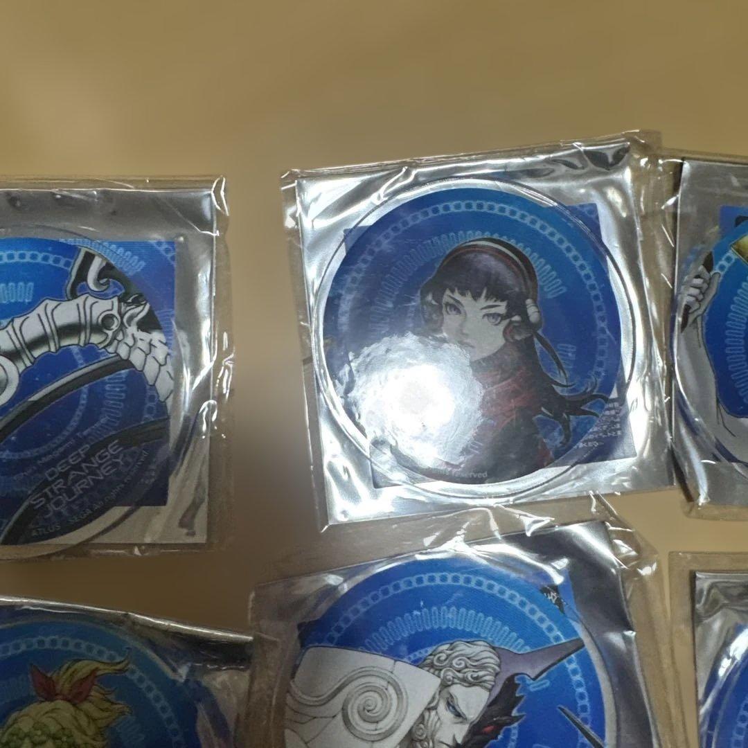 真・女神転生 DSJ 仲魔アクリルコースター ９種　未使用　ペルソナ　ATLUS