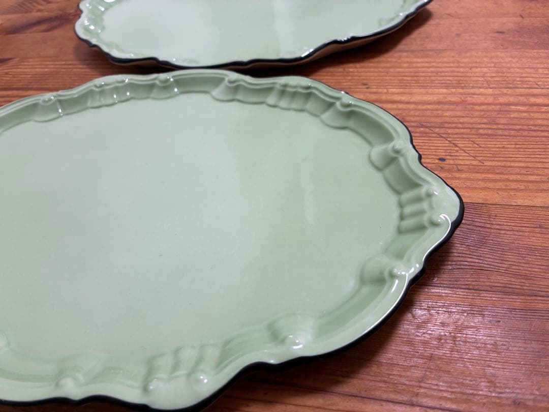 希少品　リチャードジノリ　Adélaïde オーバルプラッター　2枚セット