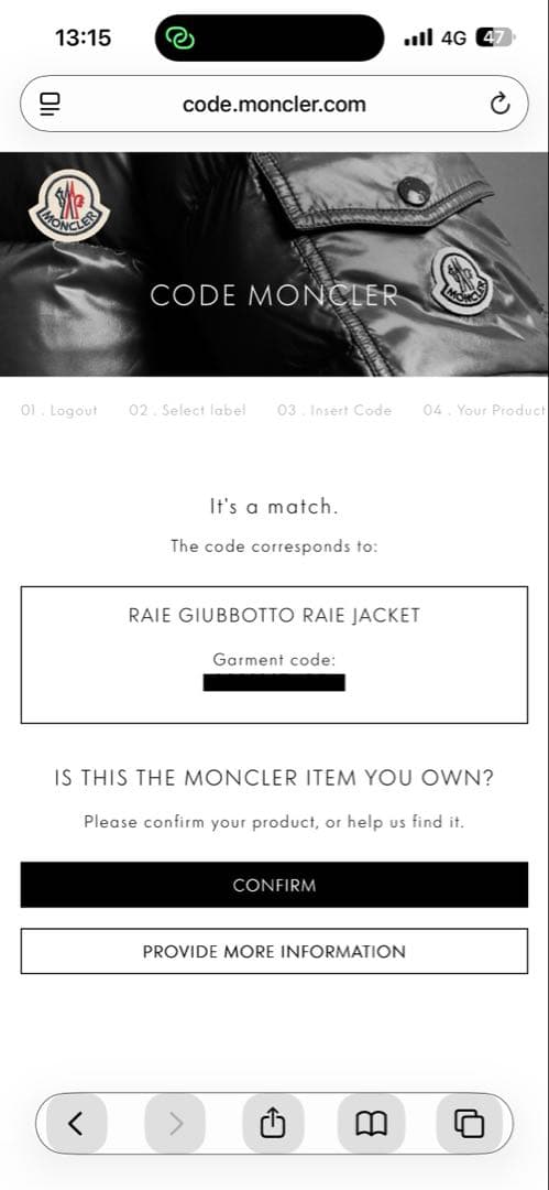 11907【美品・QR鑑定済み】モンクレール　RAIE ダウンジャケット　黒