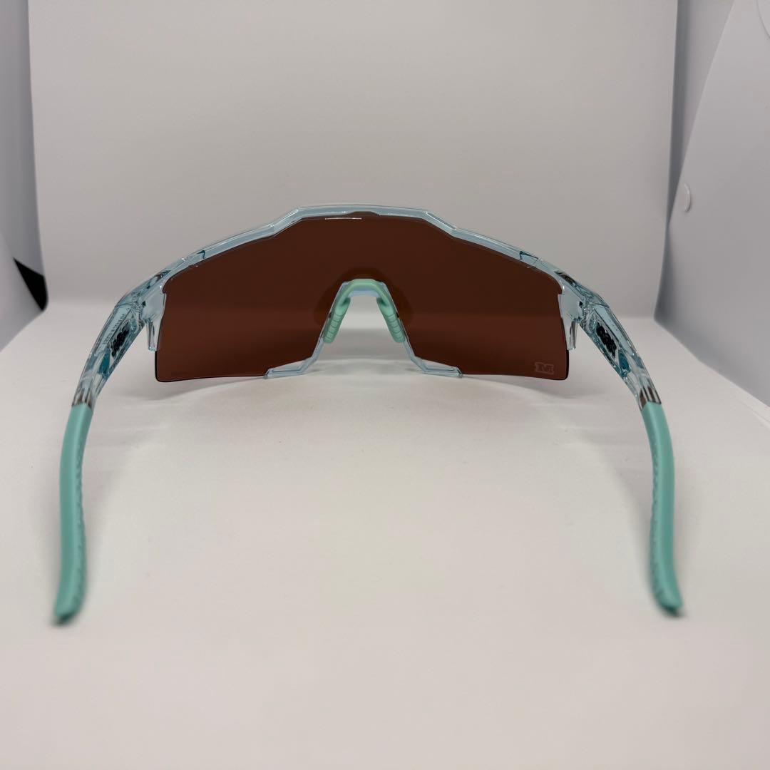 100% スポーツサングラス クリア/ブラウン