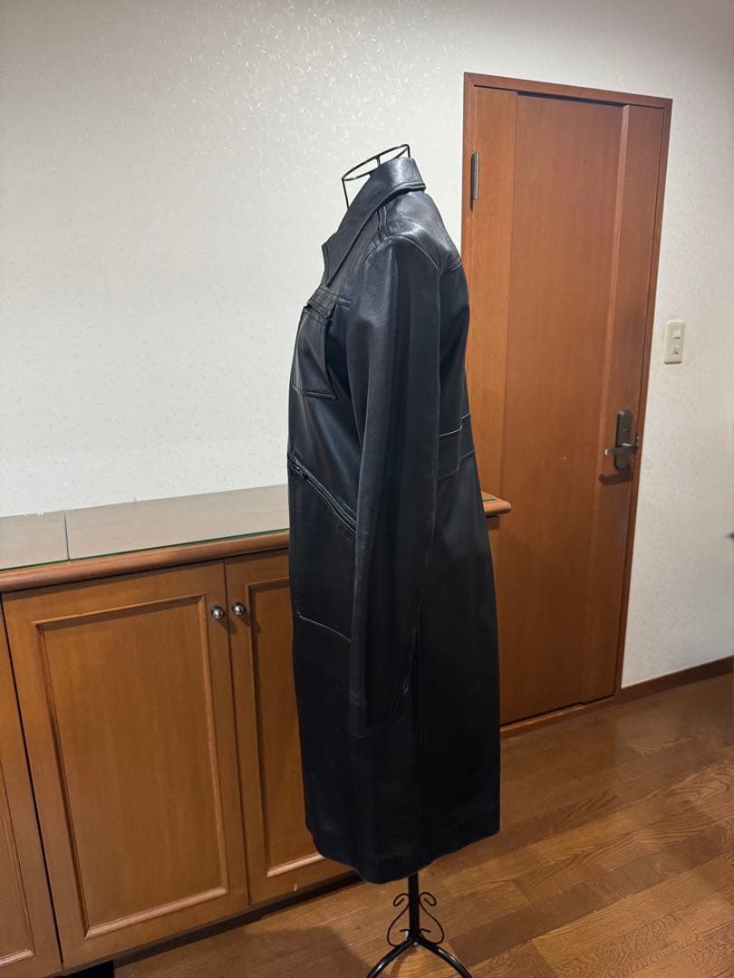 限定値下げ【激レア】DKNY JEANS ラムレザー ロングコート