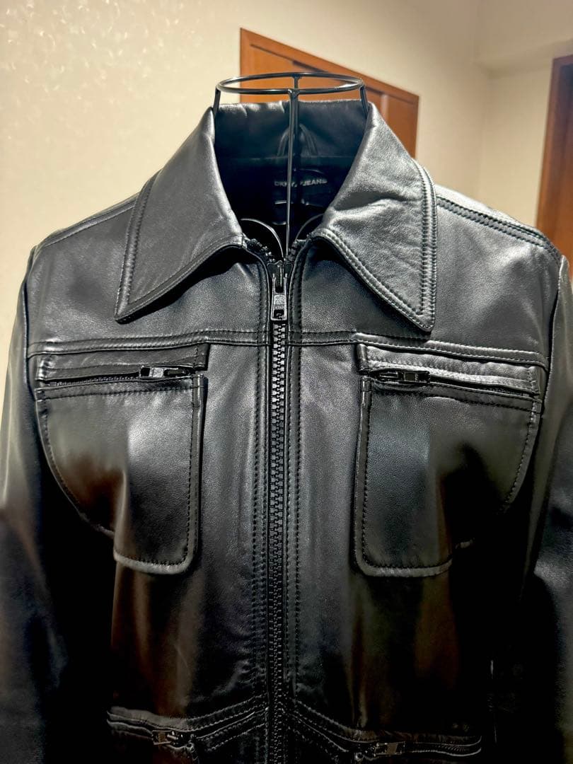 限定値下げ【激レア】DKNY JEANS ラムレザー ロングコート